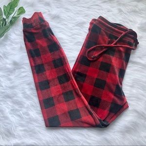 American Eagle Red Plaid Pajamas